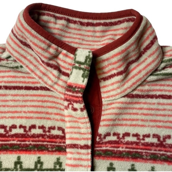 Columbia Outdoor Tribal Southwestern Print Cozy Fleece 1/4 Snap Pullover - Sz M - Picture 5 of 15